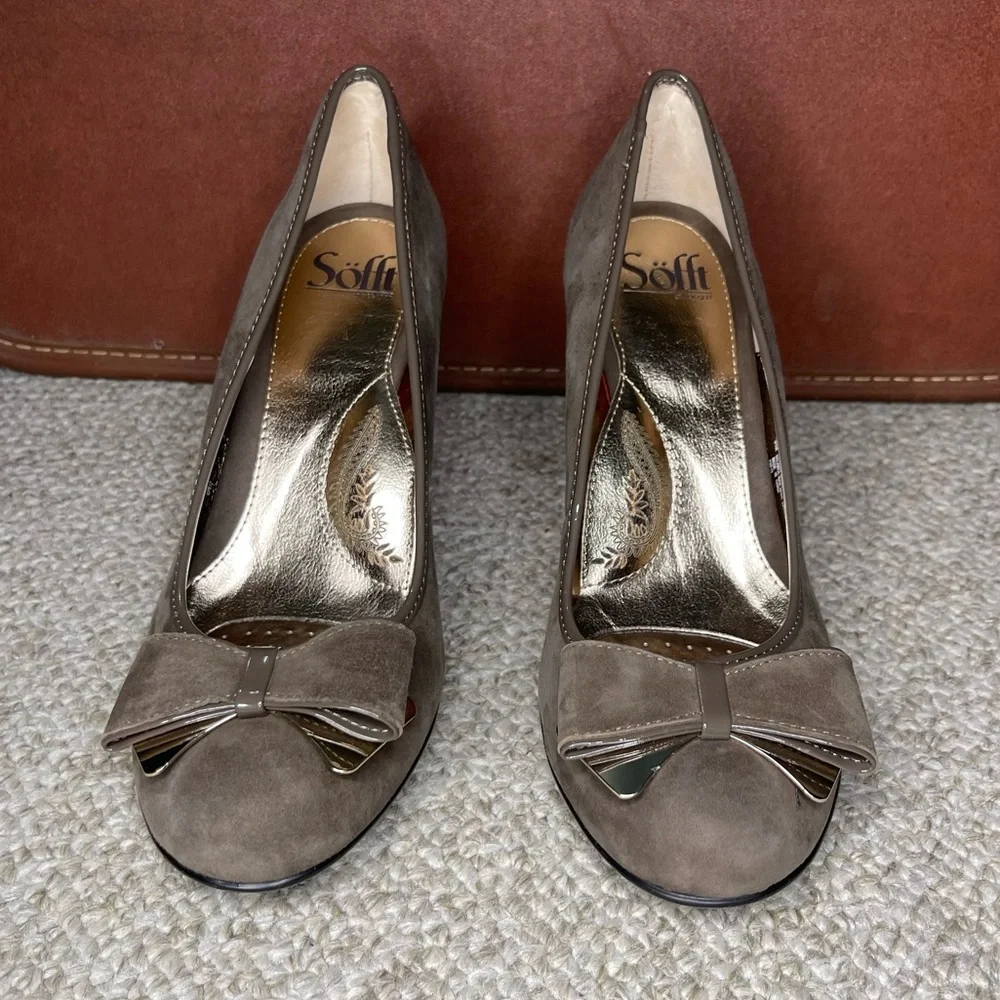 Sofft suede leather heels